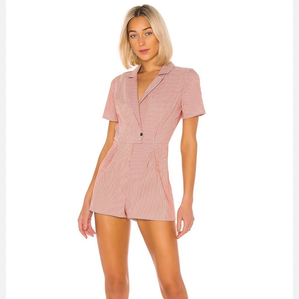 House of Harlow 1960 x Revolve Women's Orange Ronia Romper Size XS - Picture 1 of 13